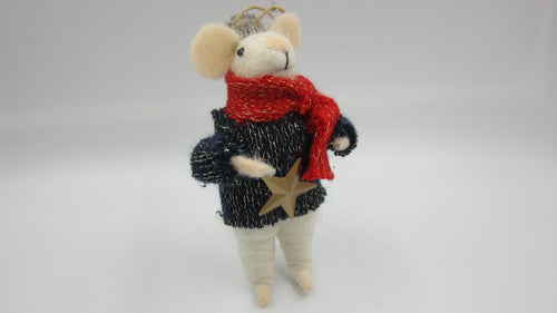 Christmas mouse with Star jumper
