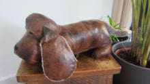 Dennis the Dachshund Faux Leather Doorstop