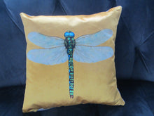 Velvet Dragonfly Cushion